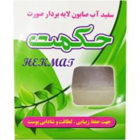 صابون سفید آّب لایه بردار صورت حکمت